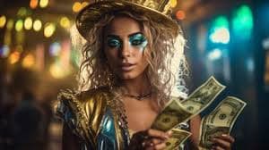 Wolf Gold bonus feature animation with free spins counter